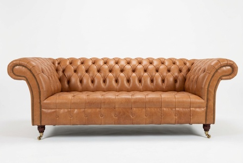 Leather sofa sofa couch 3 seater sofas couches Chesterfield leather upholstery set