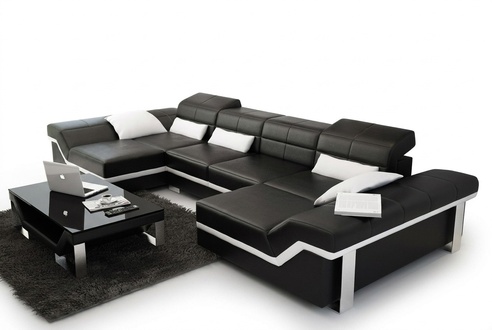 Leather Sofa Couch Living Area Corner Sofa Set Design Modern Sofa K5007C