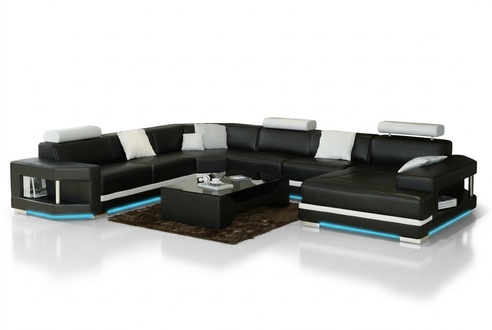 Leather Sofa Couch Living Area Corner Sofa Set Design Modern Sofa K5012