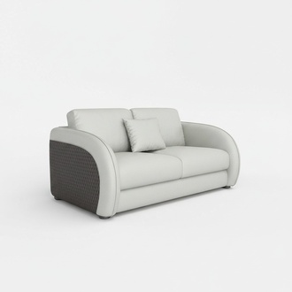 Leather sofa couch living area 2 seater design modern sofa two seater real leather