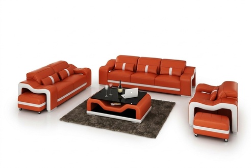Living room designer sideboard with 3-sliding drawers & 2-swing doors in modern style