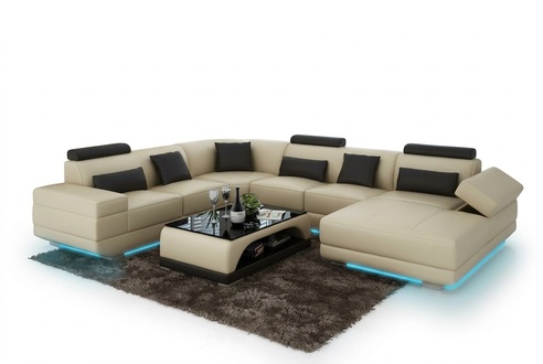 Leather Sofa Living Area Corner Sofa Corner Set Design Modern Sofa G8034