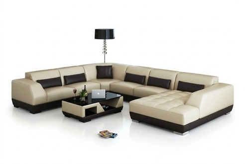 Leather Sofa Living Area Corner Sofa Corner Set Design Modern Sofa G8024