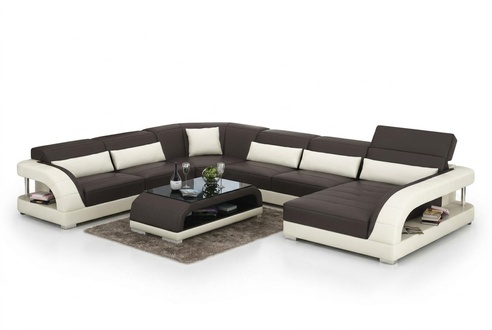 Leather Sofa Living Area Corner Sofa Corner Set Design Modern Sofa G8016 New