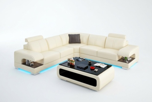 Leather sofa couch living landscape corner sofa corner suite design corner sofa sofa with USB