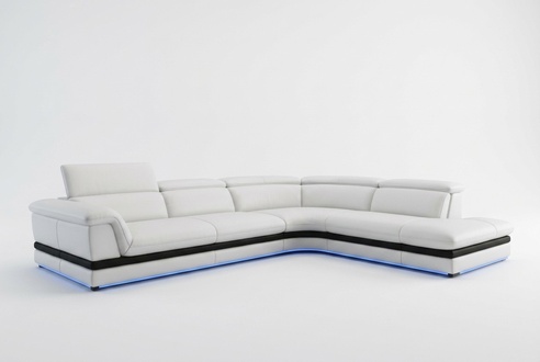 Leather sofa couch living area corner sofa corner set design modern sofa 5130