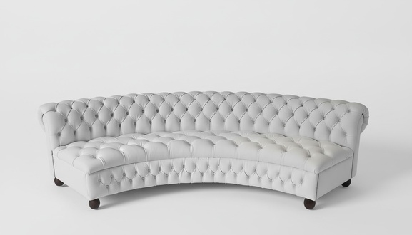 Leather Sofa Sofa Round Couches Round Sofas Chesterfield 300cm XXL