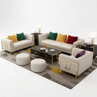 Leather sofa couch sofa sets 3 + 2 + 1 seater set design modern sofa 3 pieces. !