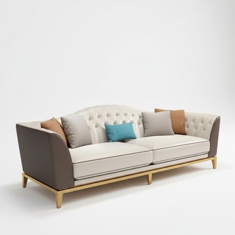 Leather sofa sofa upholstered chesterfield set 2+1 seat sofas sofas new