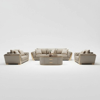 Leather sofa couch upholstery set 321 seater complete set seat upholstery sets