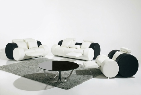 LEATHER SOFA LEATHER COUCH 3+2+1 SEATER UPHOLSTERY SET DESIGNER SOFA NEW SET!!
