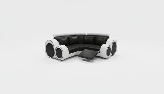 LEATHER SOFA LIVING LANDSCAPE COUCH DESIGN CORNER SOFA BERLIN SOFA Custom production USB