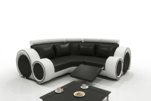 LEATHER SOFA LIVING ROOM LANDSCAPE COUCH DESIGN CORNER SOFA BERLIN SOFA SET UPHOLSTERY