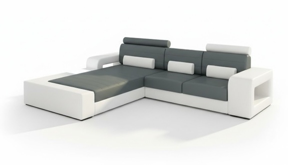 LEATHER SOFA with USB SET CORNER SOFA H2209 BETA SET LEATHER COUCH custom sizing