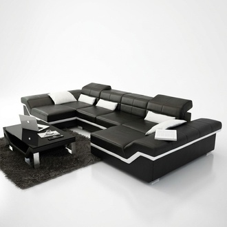 big couch leather set upholstery new leather sofa xxl sofa corner sofa living landscape!