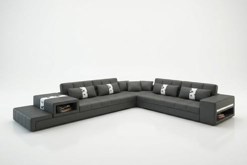 Leather Sofa Couch Living Room Corner Sofa Corner Suite Design Sofa Modern SOFORT