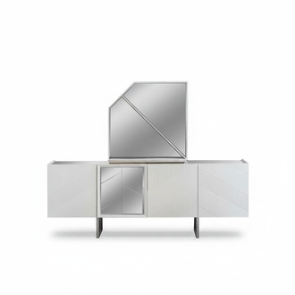 Light gray sideboard exclusive dresser living room furniture wood pieces