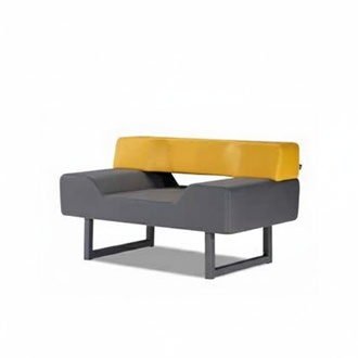 Living Room Armchair 1 Seater Modern Design Elegant Furniture Yellow Luxury