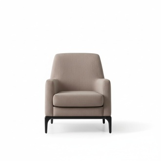 Living Room Armchair Design Couch Luxury Upholstery Modern Brown Wood Textile