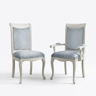 Living room chair design dining room wood chairs upholstered with armrests Baroque Rococo