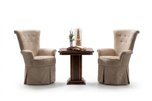 Side square coffee table made of real wooden in antique style italian furniture arredoclassic™