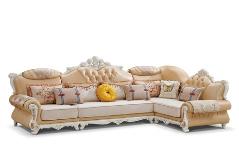 Living room corner sofa sofas L-shape sofa corner luxury corner set brown