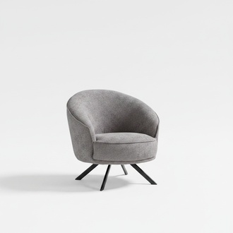 Living room modern grey armchair design luxury furniture upholstered furniture new