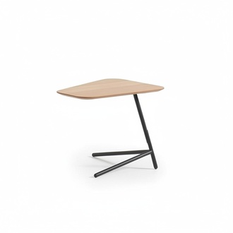 Living Room Side Table Modern Furniture Material Wood with Metal