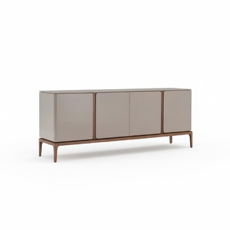 Living Room Sideboard Wood Beige Style Modern Sideboard Cabinet xxl