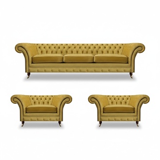 Living room sofa set upholstered furniture set 3pcs furnishing sofas couches