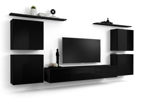 Living Room Wall Shelf Furnishing Living Wall Luxury Complete Set Wall Cabinet