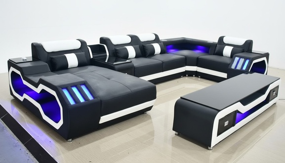 Living Landscape Design Modern Corner Sofa U-Form Sofa Living Landscape New Upholstery Sofa