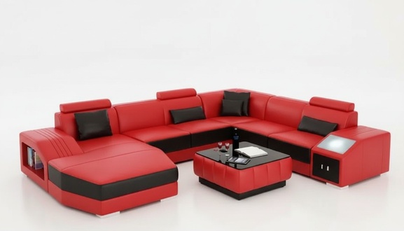 Living area corner couch corner set corner sofa upholstery sofa U shape leather sofa couch