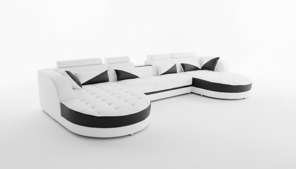 Living area corner sofa design modern sofa couches corner sofa U-shape fabric couch