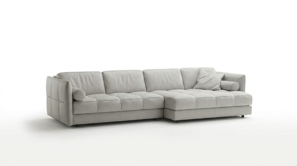 Living area corner sofa L-shaped furniture luxury white modern sofa corner couch leather new