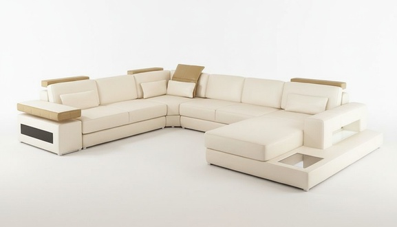 Corner Sofa Leather Corner Sofa New U Shape Sofa Couch Upholstery