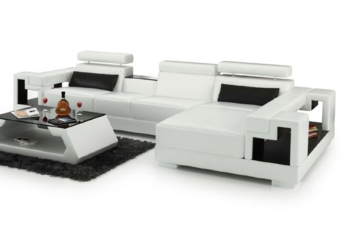 Corner sofa living landscape leather sofa sofa + USB upholstered seat corner set new 2710B