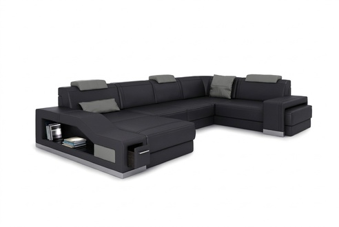 Corner Sofa U-form Corner Sofa LED Illuminated Sofa Couch Sofas