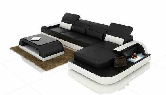 Corner sofa living landscape sofa with USB corner sofa upholstered corner set leather couches