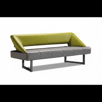 Living room 3-seater sofa three-seat sofa upholstered furniture leather multicolored modern style