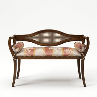 Living room Bench Designer upholstered bench Seating furniture Classic bench