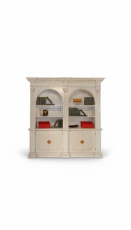 Living room bookshelf library shelf books cabinets sideboard solid wood