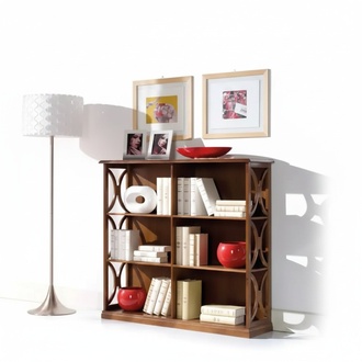 Living room books shelf display cabinet cabinet classic shelves wood