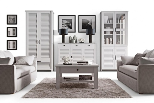 Living Room Chest of Drawers Cupboard Dressers Design Style Furniture Living Room 3pcs.