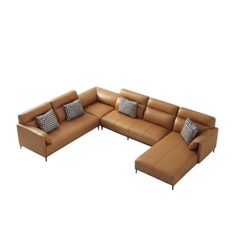 Living room corner couch design corner sofa furniture leather upholstery couch sofa living landscape