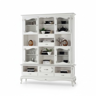 Living Room Cabinet Cabinet Bookshelf Sideboard Classic Furniture Shelves Wood