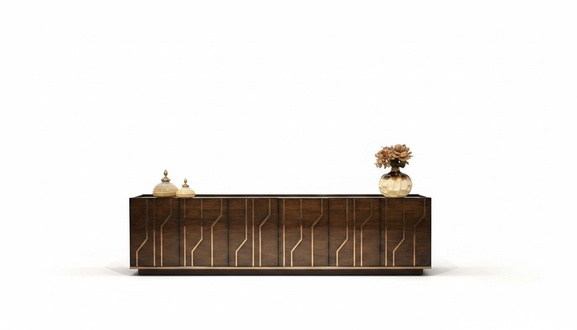 Living Room Furniture Sideboard Luxury Modern Design Cabinet Wood Furnishing