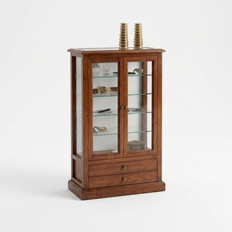 Living room furniture Solid wood display cabinets Glass cabinet Real wood sideboard Display cabinet