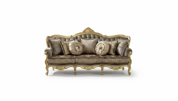 Living area 3-seater couch sofa couches upholstered couches three-seater classic