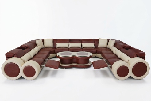 Corner sofa living landscape upholstery seating designer couches sofas + USB